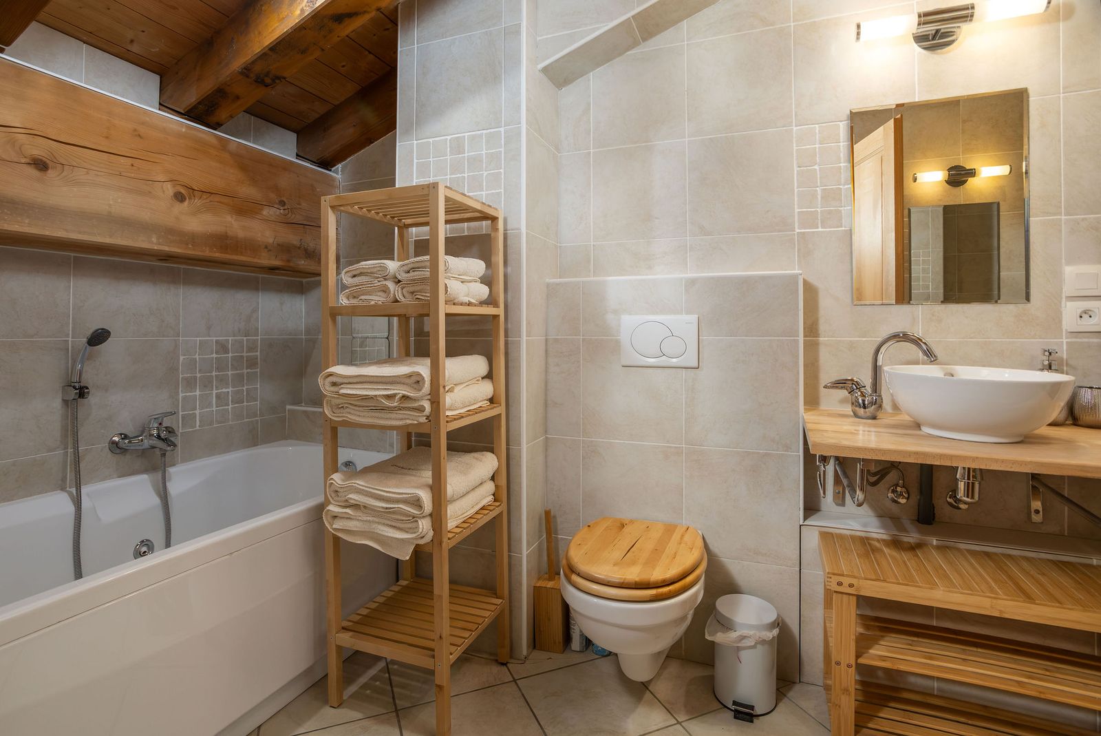 Family room bathroom