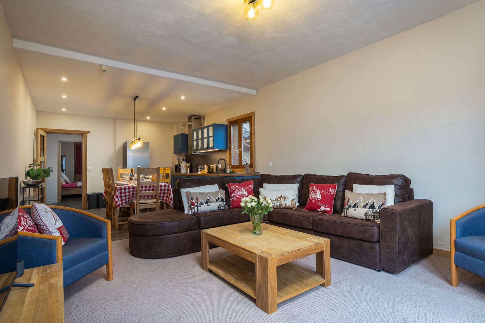 Open-plan living area