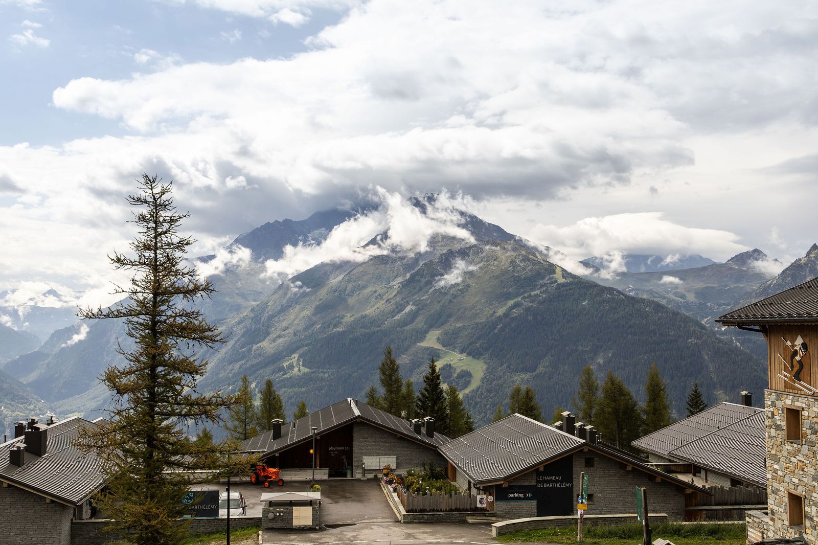View across the valley